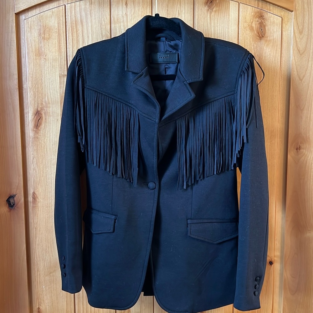 NWOT Blank NYC Fringe Blazer